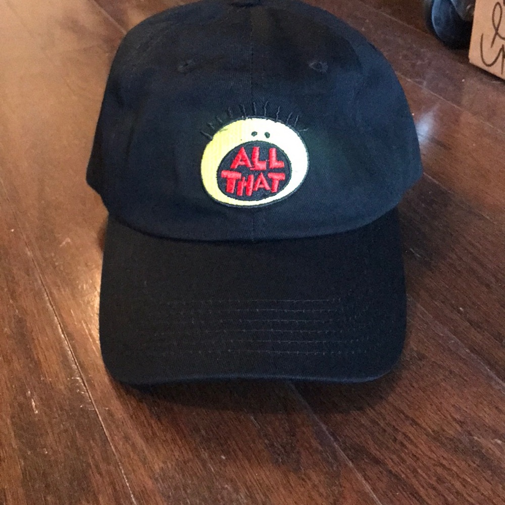 Black All That 90s Dad Hat Baseball Cap